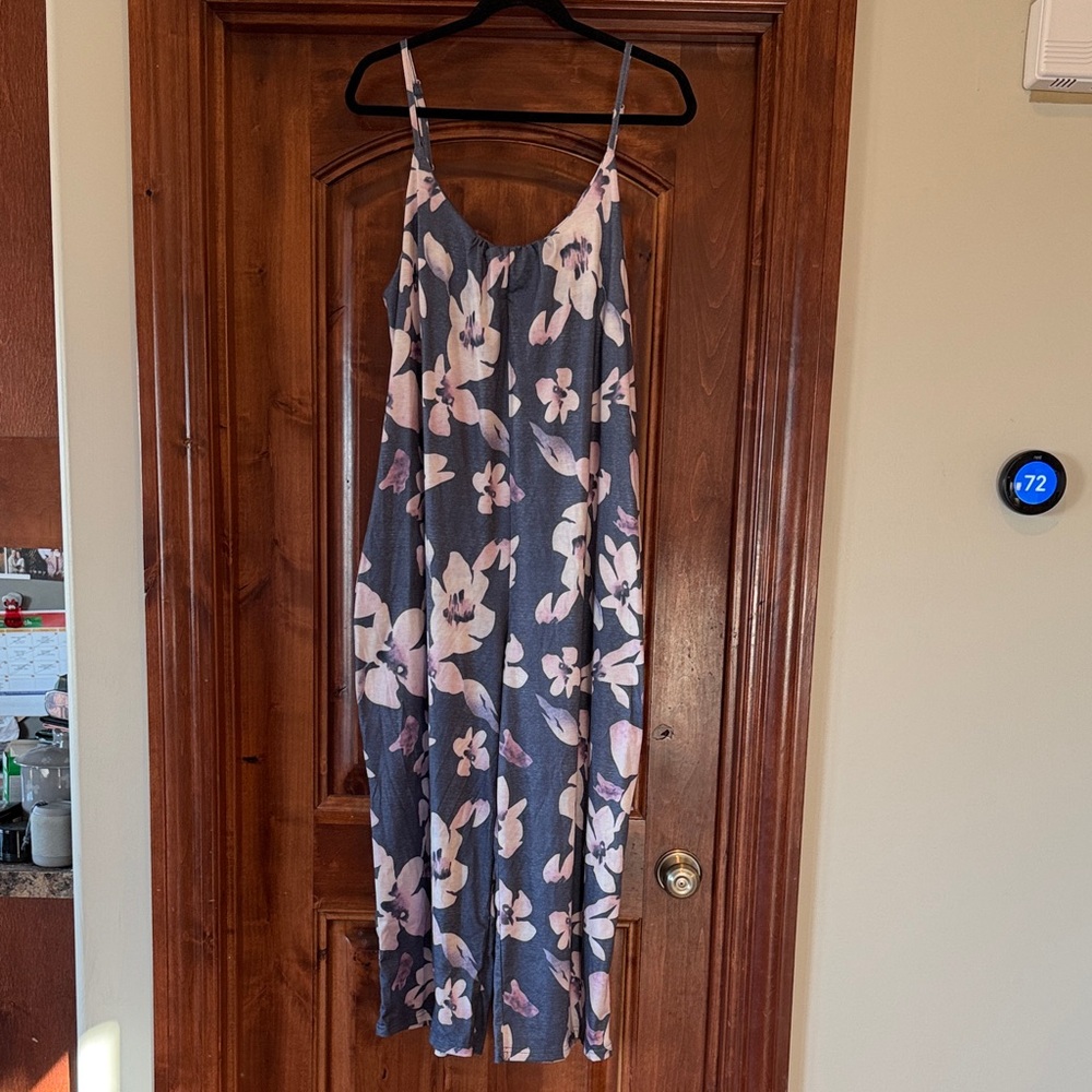 Floral Sleeveless Jumpsuit